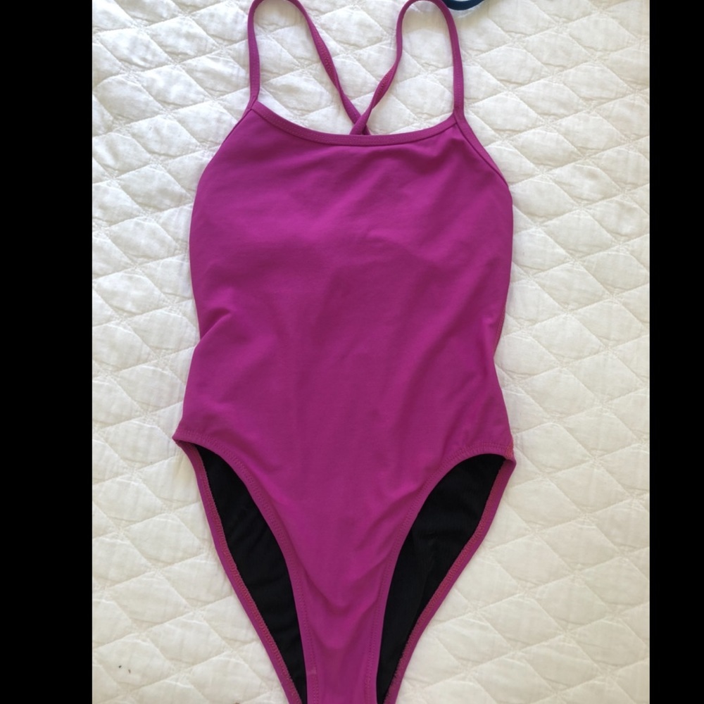 Jolyn size 28 training onepiece in color mulberry